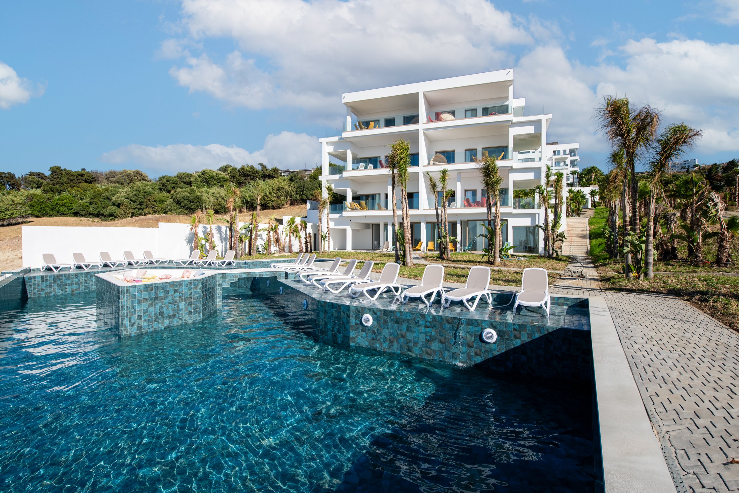 Studio vue mer — accès piscines à débordement